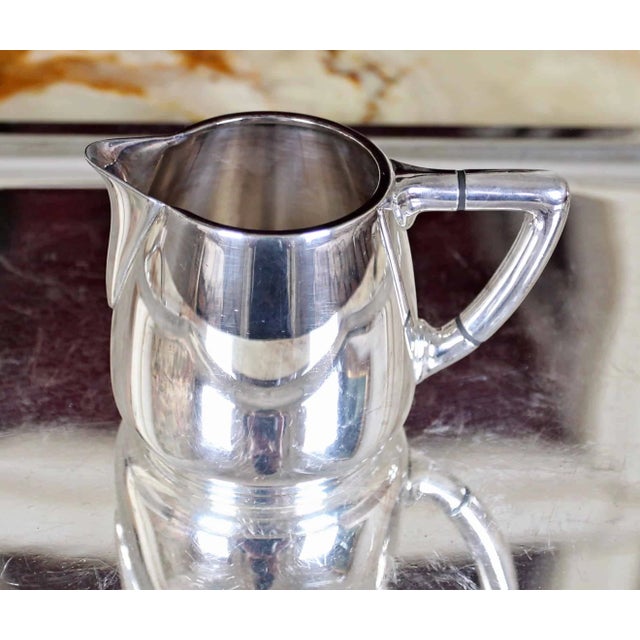 2000 - 2009 Art Deco Silver-Plated Coffee Service from Wiskemann For Sale - Image 5 of 7