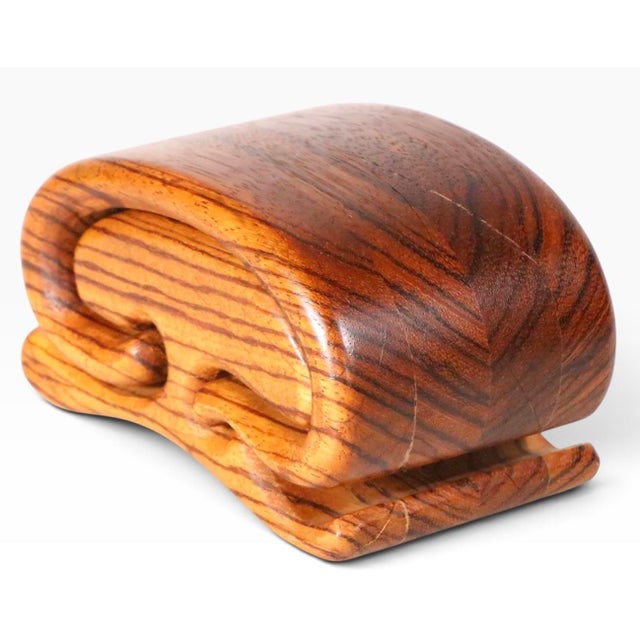 Richard Rothbard Mushroom Form Wood Trinket Box C. 1970's For Sale In New York - Image 6 of 8