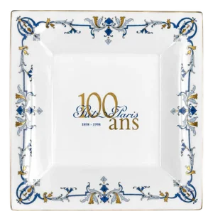 Vintage Ritz Paris Hotel 100 Year Anniversary Porcelain Ashtray Catchall Dish