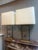Vintage French Decorative Table Lamps in Glass and Brass, 1970, Set of 2 For Sale - Image 4 of 17