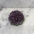 Antique French Purple Violet Porcelain Flower Bouquet With Green Leaves For Sale - Image 4 of 6