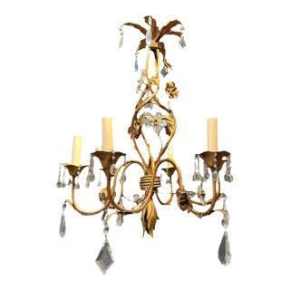 1930’s Bagues Crystal Chandelier For Sale