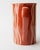 Gold Mid-Century Striped Rust Orange Ceramic Teapot with Lid and Creamer, 1970s For Sale - Image 8 of 12