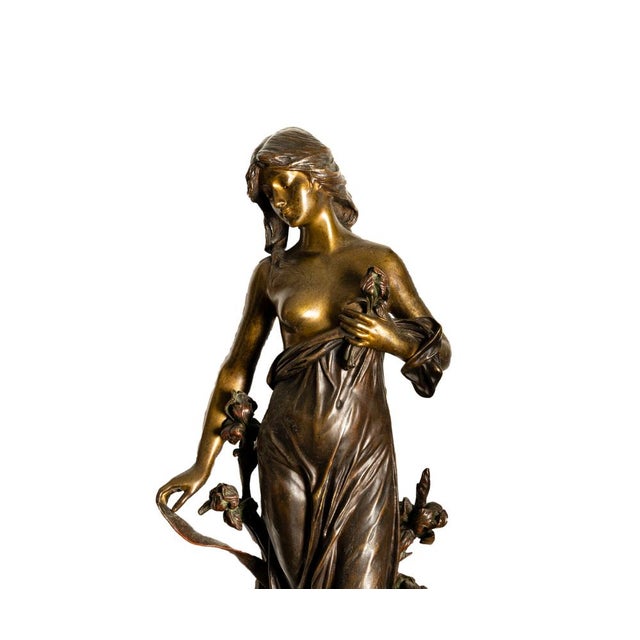 Edouard Drouot, Diana Sculpture, 19th Century, Bronze For Sale - Image 14 of 18