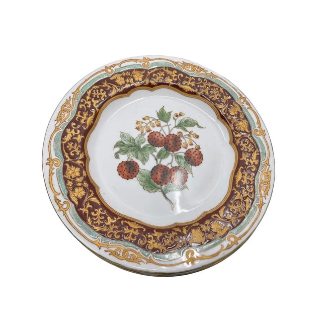 2000 - 2009 Decorative Asian Fruit Wall Plates- a Set of 6 For Sale - Image 5 of 10
