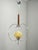 Beautiful Art Deco pendant chandelier produced in Czechoslovakia during the 1930s. This sophisticated chandelier features...