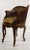 Antique French Regency Double Cane Walnut Chair.