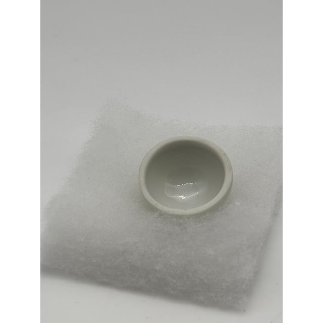 Limoges France Antique Porcelain Inkwell, Hand Painted Floral For Sale - Image 16 of 18