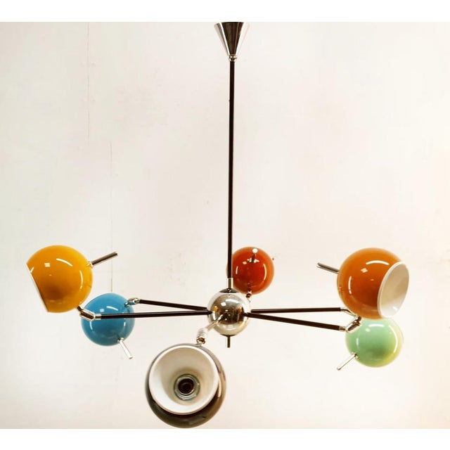 Space Age Chandelier with Adjustable Spheres, 1970s For Sale - Image 14 of 18