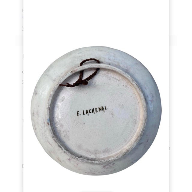 Art Deco French Iznik Platter Bowl Edmond Lachenal For Sale In Austin - Image 6 of 6