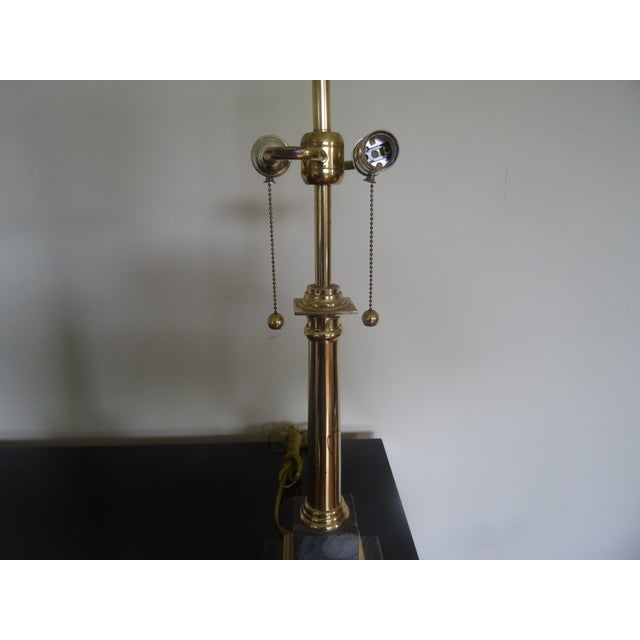 Chapman Manufacturing Company Late 20th Century Classic Chapman Style Column Lamp For Sale - Image 4 of 6