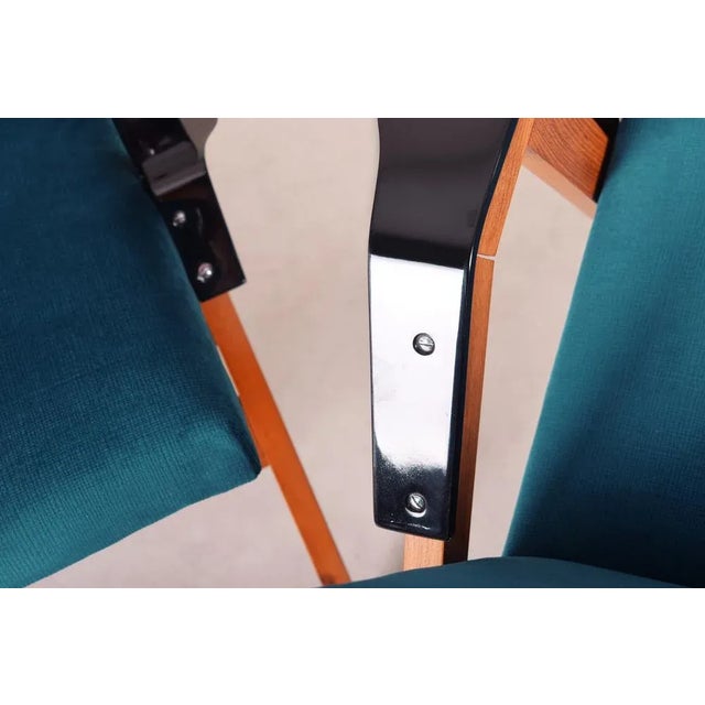 Mid-Century Modern Set of Mid-Century Armchairs attributed to Tatra Pravenec, 1950s For Sale - Image 3 of 8