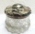 Metal 1900s Antique Art Nouveau Vanity Jar Silver Lid For Sale - Image 7 of 8