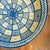 20th Century Moroccan Blue and White Fassi Pottery Wall Charger Bowl For Sale - Image 4 of 12