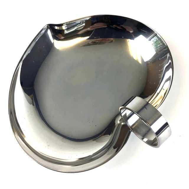 Vintage 1960s Quadruple Silver Plate Nut Dish or Trinket Dish For Sale - Image 4 of 8