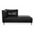 Black Cube Leather Three-Point Lounger For Sale - Image 10 of 14