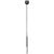 Kelly Wearstler for Visual Comfort Signature Rousseau Single Pendant in Bronze with Etched Crystal For Sale