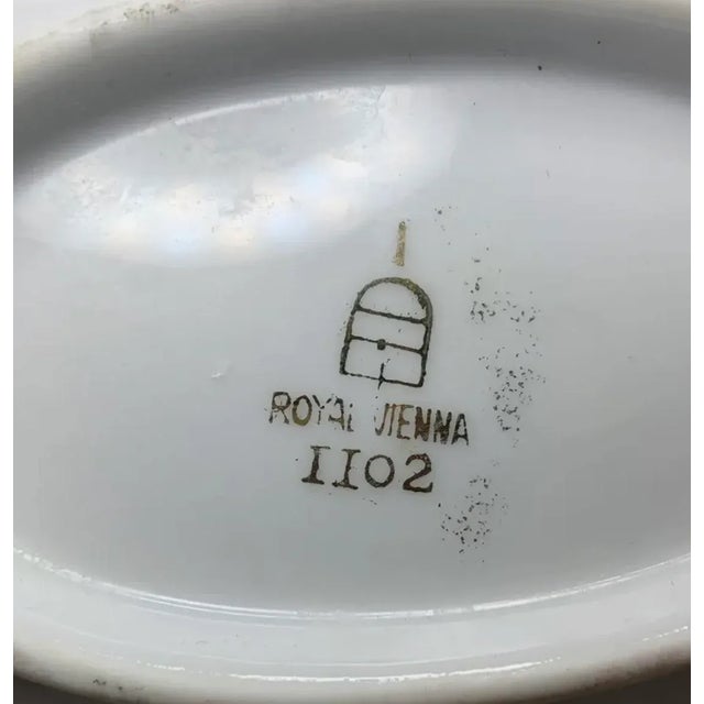 Vintage Royal Vienna Love Story Oval Olive Dish For Sale In Madison - Image 6 of 7