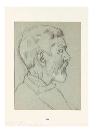 Charles Walch - Portrait - Pencil On Paper - Early 20th-Century
