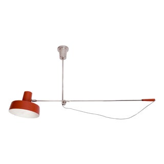 1950s Mid-Century Modern Swing Arm Ceiling Light For Sale