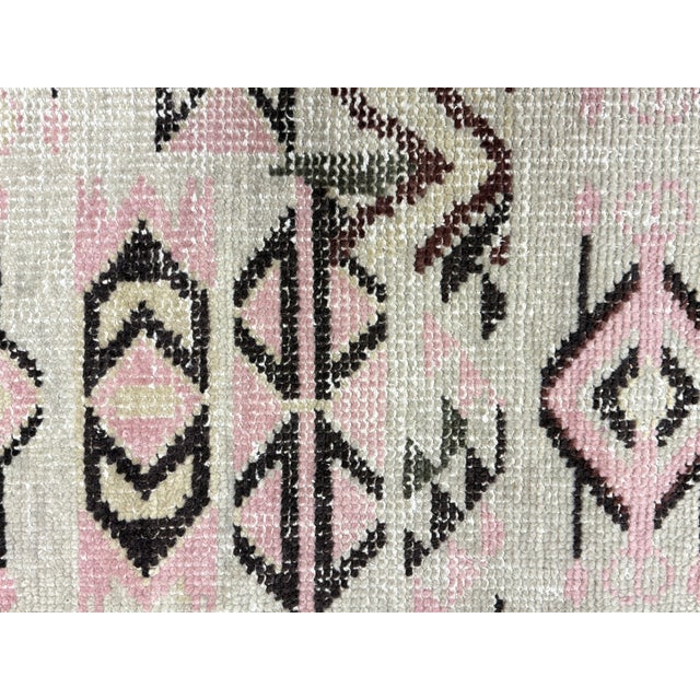 Pink 8ft11in × 12ft West Elm Hand-Knotted Paradise Area Rug, Pink Blossom For Sale - Image 8 of 12