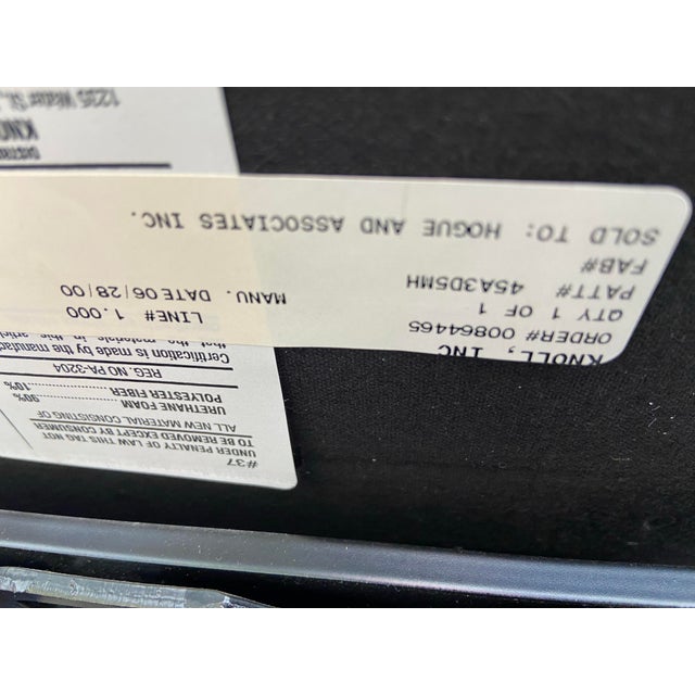 Vintage Richard Sapper Knoll Management Grey Leather Office Chairs For Sale - Image 10 of 12