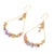 13.96ct Uncut Multi Sapphire Bead Drop Earrings Gift for Mom- A Pair For Sale In New York - Image 6 of 11