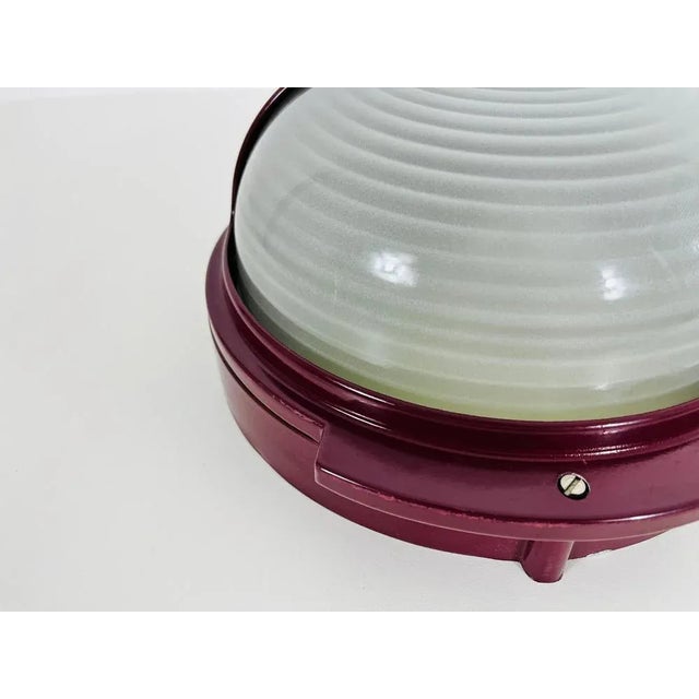 Metal Mid-Century Italian Wall Lamps in Metal and Glass, 1960s, Set of 2 For Sale - Image 7 of 12