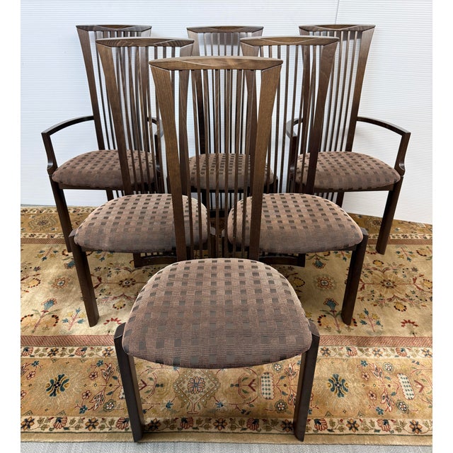 Design Plus Gallery presents a Set of Six Dining Chairs from Pietro Costantini. The collection includes two armchairs and...