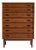 Teak Dresser with 7 Drawers, 1960s For Sale
