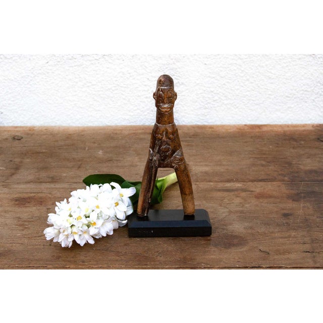Songye Spirit Carved African Slingshot For Sale In Los Angeles - Image 6 of 6