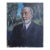 Antique Male Portrait Oil Painting, Soviet Ukrainian Artist, 1970s 170-140 For Sale