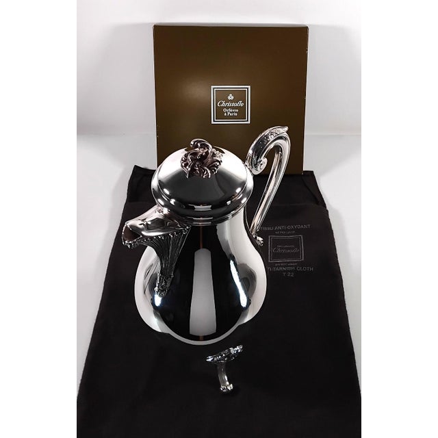 1950s Christofle Pompadour Model Coffee Pot For Sale - Image 6 of 7