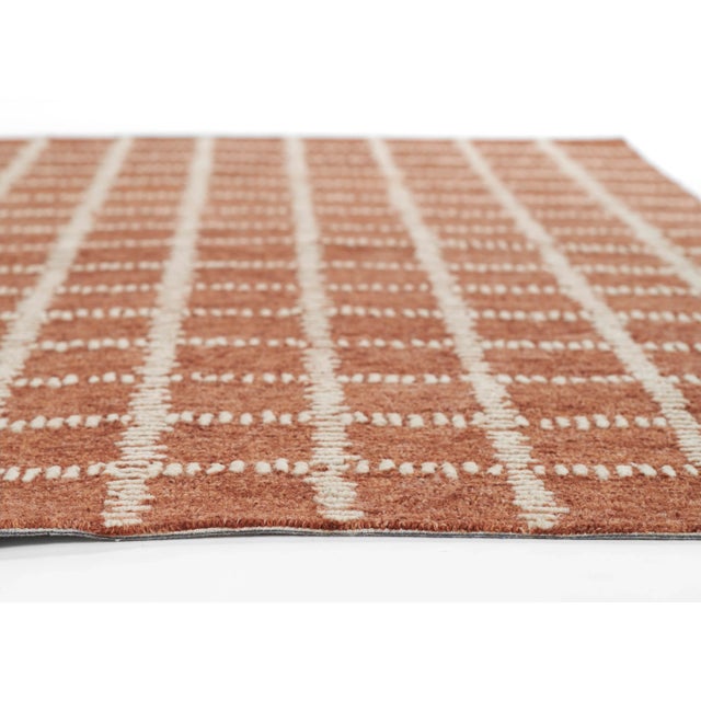 Textile Momeni Archer Rust Hand Tufted 2'3" X 8' Runner For Sale - Image 7 of 9