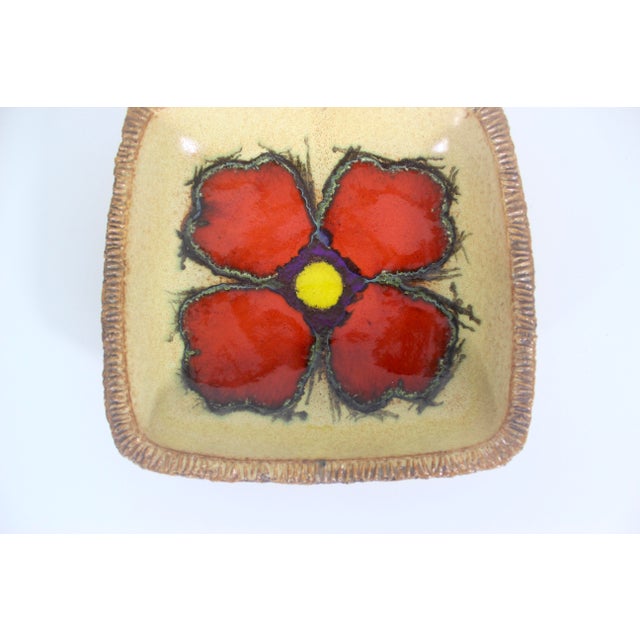 Ceramic Jan Van Erp Studio Pottery Mid Century Modern Bowl For Sale - Image 7 of 9