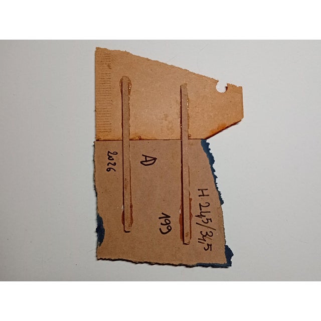 Wood Contemporary Abstract Aerosol on Assembled Masonite (Isorel) "Untitled 199" by Andre Debono For Sale - Image 7 of 7
