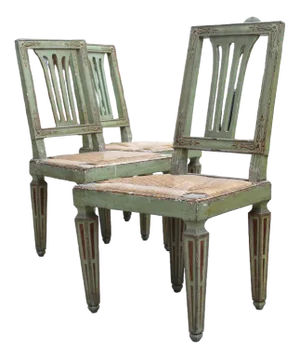 Antique Chairs, 1700s, Set of 3