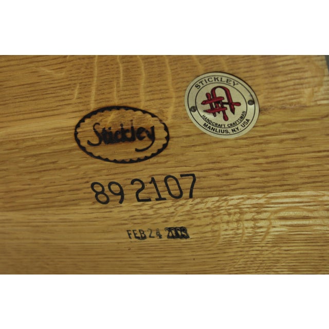 Stickley Oak 4 Tier Metal Bookshelf Bakers Rack For Sale - Image 17 of 17