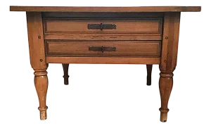 Mid-Century 1960s Traditional Maple End Tables - A Pair