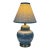 Ceramic Blue + White Table Lamp For Sale