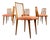 Rare Set of Six Dining Chairs by Joaquim Tenreiro in Caviúna Wood, Brazil, 1950s For Sale
