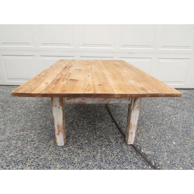 Antique Rustic Pine Coffee Table For Sale - Image 11 of 11