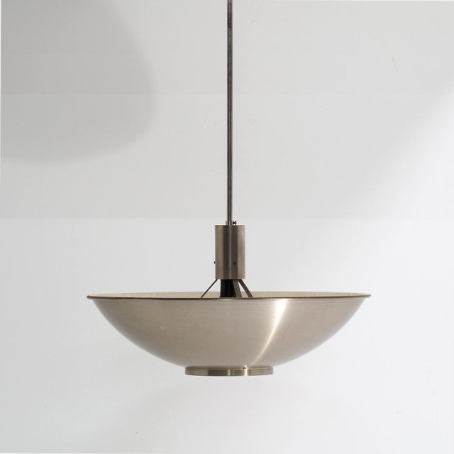 Very rare lamp from the Dutch pre-war period of modernism. The lamp dates from the 1930s and is attributed to Elmar...