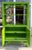 1990s Modern Chartreuse Green Lacquer Bookcase Cabinet Etagere For Sale - Image 5 of 6