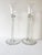 1960s Mid-Century Modern Air Twist Glass Candlesticks, a Pair For Sale In New York - Image 6 of 11
