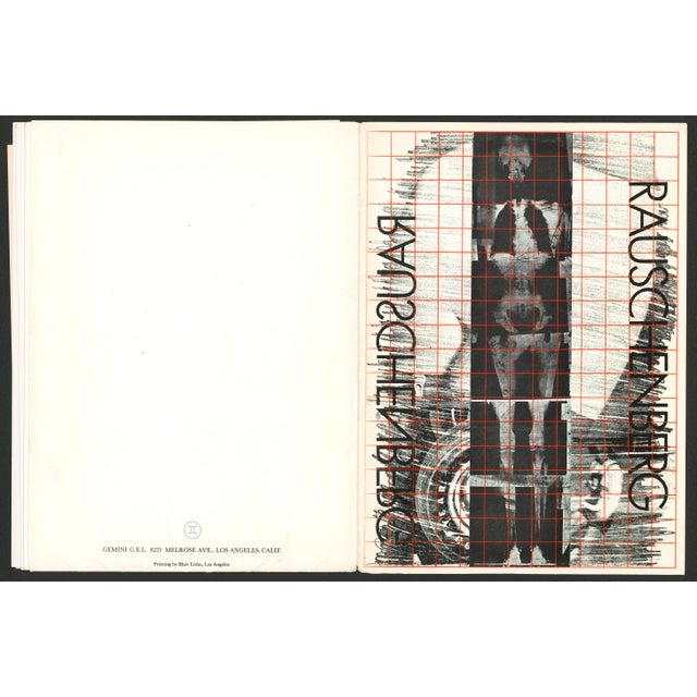 1960s Robert Rauschenberg "Booster and 7 Studies" Gemini g.e.l. Prospectus and Reception Invitation For Sale - Image 12 of 12