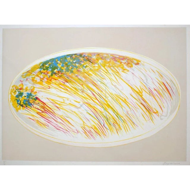 Lithograph realized by Danilo Bergamo in 1970s. Edition of 10. Very good condition. This piece is attributed to the...