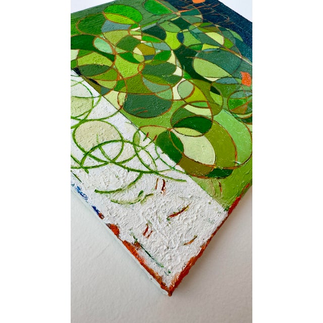 "Contemporary Green" Oil Painting by Paula DeStefanis For Sale - Image 10 of 10
