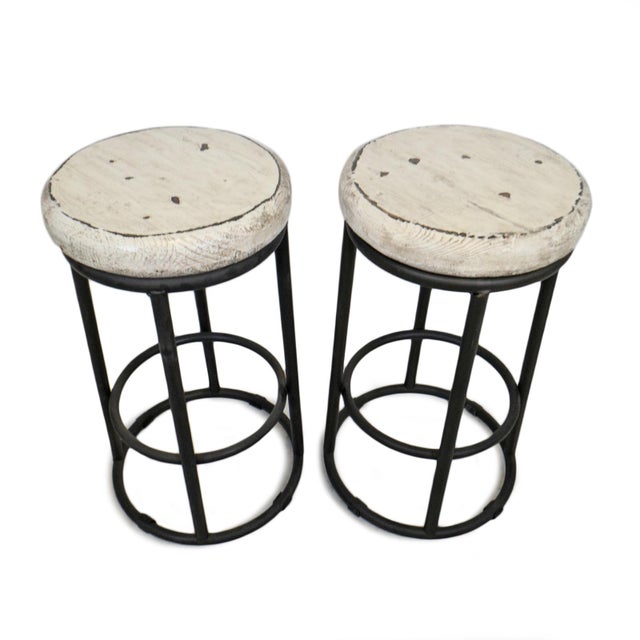2020s Color Pop White Counter Stool For Sale - Image 5 of 6