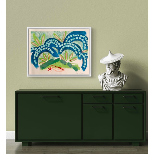 Barbara Beck 1988 Abstract Watercolor Painting on Paper - Signed/Dated/Unframed For Sale In New York - Image 6 of 10